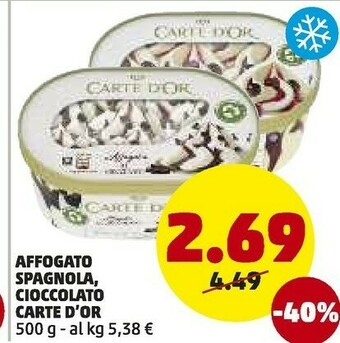 PENNY Algida Carte D'Or Affogato All'Amarena Spagnola 500 G(ml) offerta