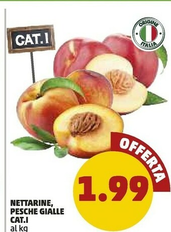 PENNY Nettarime Pesche Gialle offerta