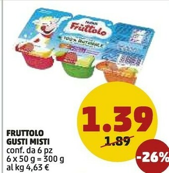 PENNY Nestlè Fruttolo Frutta Mista 300 G(ml) offerta