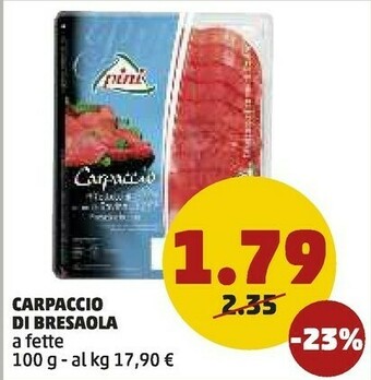 Pini Carpaccio Di Bresaola A Fette