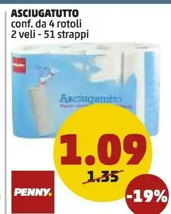 PENNY Asciugatutto Rotoli offerta