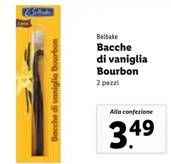 Lidl Belbake Bacche di vaniglia Bourbon 2 pezzi offerta