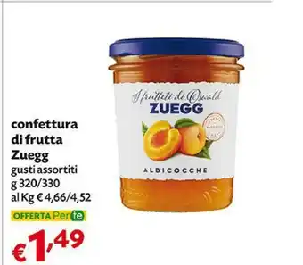 Pam Zuegg Confettura Di Albicocche 320 G(ml) offerta