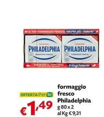 Pam Philadelphia Formaggio Fresco 160 G offerta