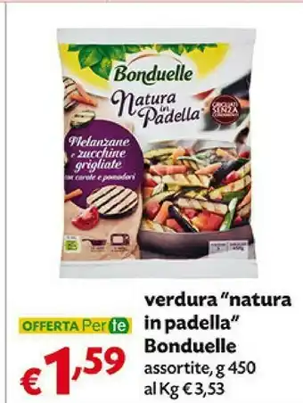 Pam Bonduelle Natura In Padella 450 G(ml) offerta