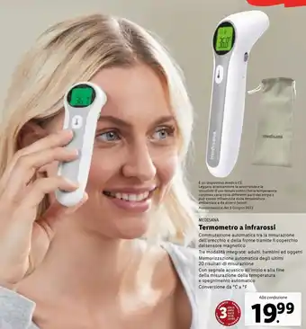 Lidl Medisana Termometro a infrarossi offerta
