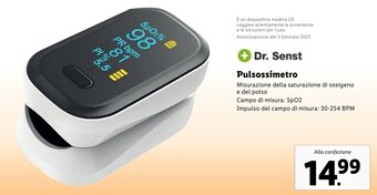 Lidl Dr. Senst Pulsossimetro offerta