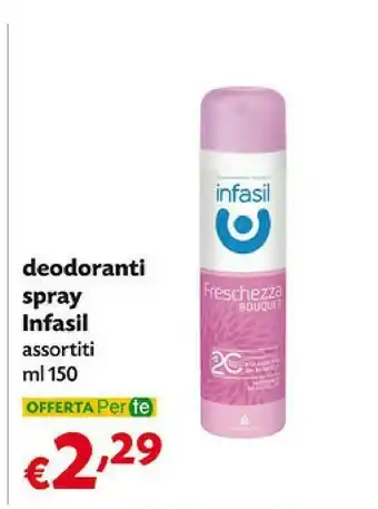 Pam Infasil Deodoranti Spray offerta