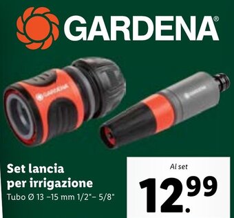 Lidl Set lancia per irrigazione Tubo Ø 13-15 mm 1/2''-5/8'' offerta