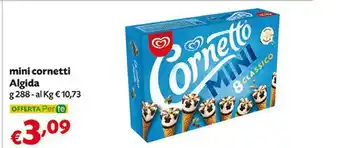 Pam Algida Algida - Cornetto Mini Classico Parfum Vanille 288 g(ml) offerta