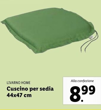 Lidl Livarno Home Cuscino per sedia 44 x 47 cm offerta
