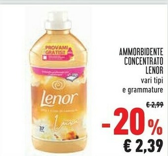 Conad City Lenor Ammorbidente Concentrato offerta