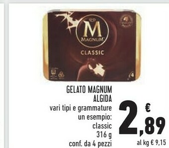 Conad Algida Magnum Classic offerta