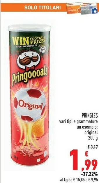 Conad Pringles Hot & Spicy offerta