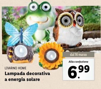 Lidl Livarno Home Lampada decorativa a energia solare offerta