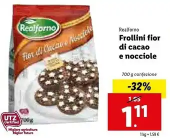 Lidl Realforno Fior Di Cacao 700 G(ml) offerta