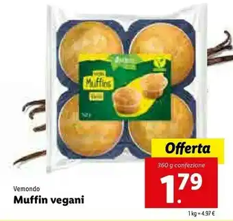 Lidl Vemondo Muffin Vegani 360g offerta