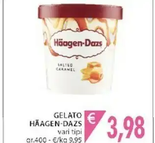 Mercatò Häagen dazs Haagen Dazs Gelato 400 G offerta