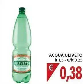 Mercatò Uliveto Acqua Minerale Naturale 1500 G(ml) offerta
