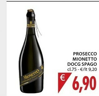 Mercatò Mionetto Prosecco Docg offerta