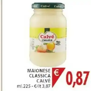 Mercatò Calvè Maionese Classica 225 G(ml) offerta