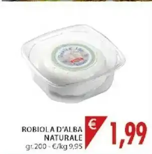 Mercatò Alba Robiola D' Naturale offerta