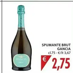 Mercatò Gancia Spumante Brut offerta