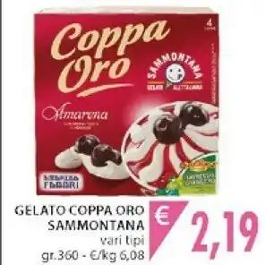 Mercatò Sammontana Coppa Oro Cioccolato 360 G(ml) offerta