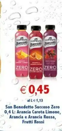 Mercatò San Benedetto Succoso Zero offerta