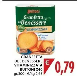Mercatò Buitoni Granfetta Vitaminizzata offerta