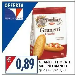 Mercatò Mulino Bianco Granetti Dorati Classici offerta