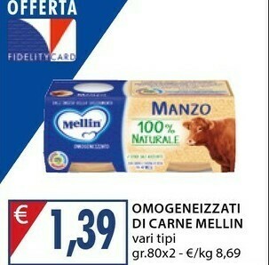 Mellin Omogeneizzati Di Carne