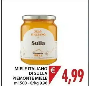 Mercatò Piemonte Miele - Miele Italiano Di Sulla offerta