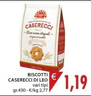 Mercatò Di Leo Biscotti Caserecci offerta