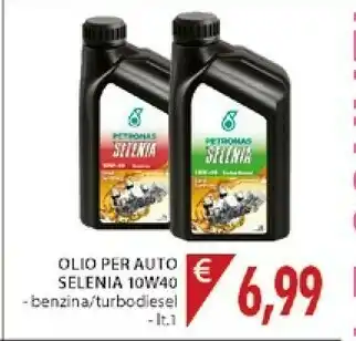 Mercatò Petronas Olio Per Auto Selenia 10w40 offerta