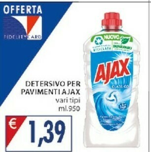Mercatò Ajax Detersivo Per Pavimenti offerta