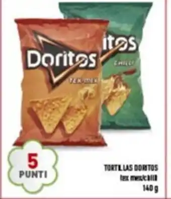 Conad Doritos Tortillas tex mexicabill 140 g offerta