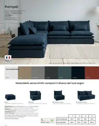 Maisons du Monde Pompei Divano Componibile offerta