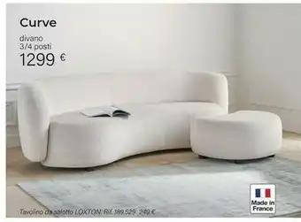 Maisons du Monde Curve Divano offerta