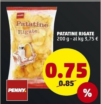 PENNY Patatine Rigate offerta