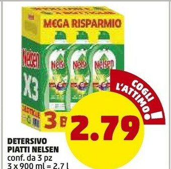 PENNY Nelsen Detersivo piatti offerta