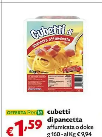 Pam Cubetti Di Pancetta Affumicata 160 G offerta