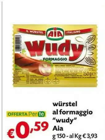 Pam Aia Wudy Formaggio 150 G(ml) offerta