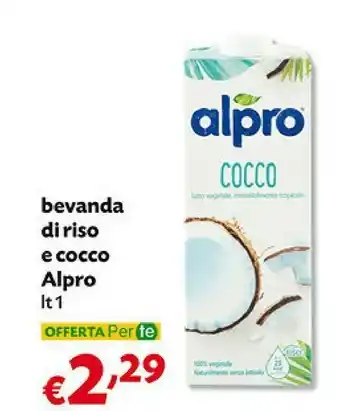 Pam Alpro Bevanda Di Risso E Cocco offerta