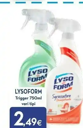 Proshop Lysoform Trigger Spray 750 Ml offerta