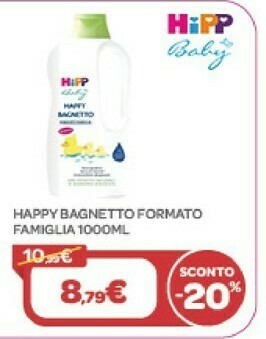 Bimbo Store Hipp Happy Bagnetto offerta