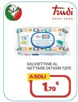 Trudi Baby Care Salviettine Al Nettare Di Fiori