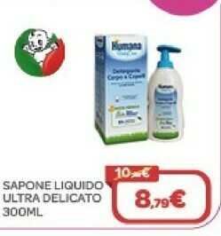 Bimbo Store Humana Sapone Liquido Ultra Delicato offerta
