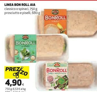 Coop Aia Bon Roll Con Spinaci 750 G(ml) offerta