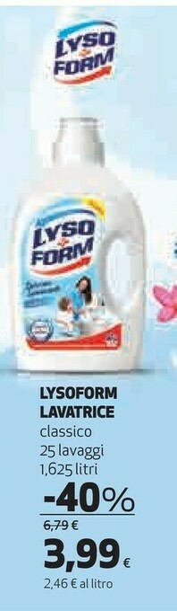 Coop Lysoform Lavatrice Classico offerta